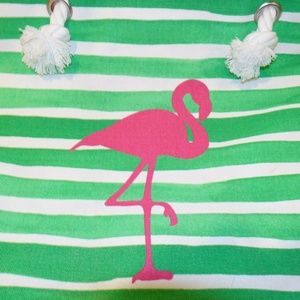 Punctuate Flamingo Beach Bag